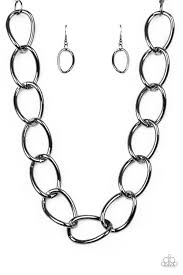 The Challenger Black – Paparazzi Necklace - SC Bling Boutique