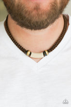 Load image into Gallery viewer, GONE ADVENTURING&quot; BROWN UNISEX URBAN NECKLACE