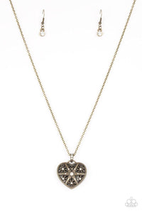 Casanova Charm Brass Necklace - SC Bling Boutique