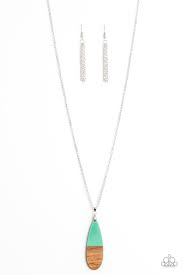 Going Overboard- Green Necklace - SC Bling Boutique