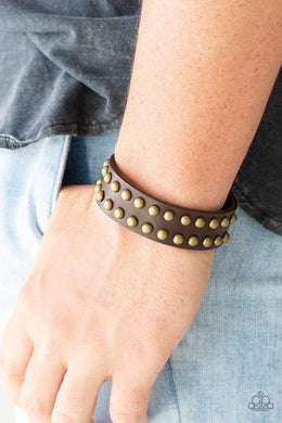 Biker Bold Brown Urban Bracelet - SC Bling Boutique