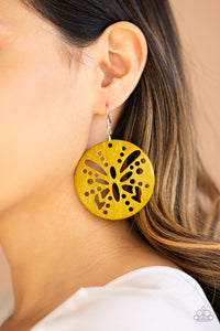 Paparazzi Bali Butterfly - Yellow earring - SC Bling Boutique