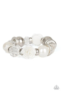 Here I Am - White Bracelet - SC Bling Boutique