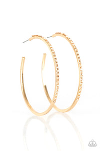 Trending Twinkle Gold Hoop Earring - SC Bling Boutique