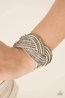 Top Class Chic White Urban Bracelet - SC Bling Boutique