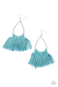 Tassel Treat Blue Earring - SC Bling Boutique