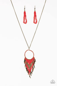 Badlands Beauty Red Necklace - SC Bling Boutique