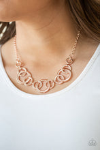 Load image into Gallery viewer, Going In Circles Rose Gold Necklace - SC Bling Boutique