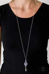 Unlock Every door Purple Necklace - SC Bling Boutique