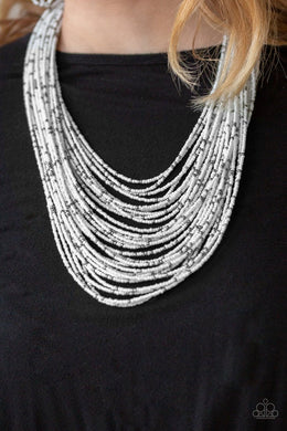 Rio Rainforest White Necklace - SC Bling Boutique