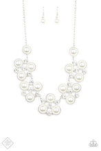 Laden Sie das Bild in den Galerie-Viewer, Night at the Symphony White Necklace - SC Bling Boutique