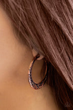 Laden Sie das Bild in den Galerie-Viewer, Rumba Rendezvous Copper Hoop Earring - SC Bling Boutique