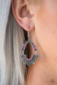 Royal Engagement Pink Earring - SC Bling Boutique