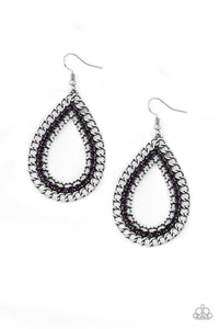 Mechanical Marvel Purple Earring - SC Bling Boutique