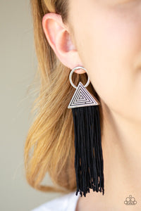 Oh My GIZA Black Post Earring - SC Bling Boutique