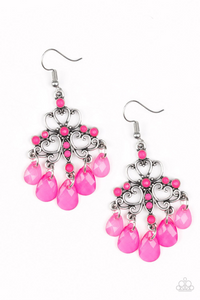 Dip It Glow - Pink Earring - SC Bling Boutique