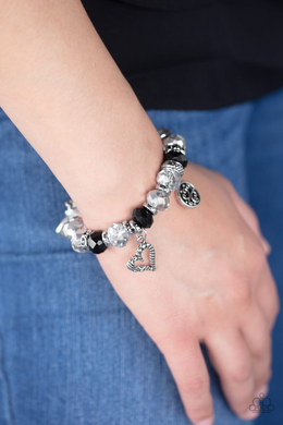 Fabulously Flirty Black Bracelet - SC Bling Boutique