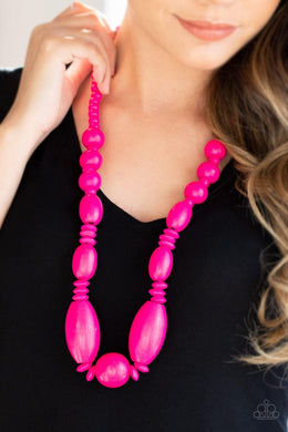 Summer Breezin’ Pink Necklace - SC Bling Boutique