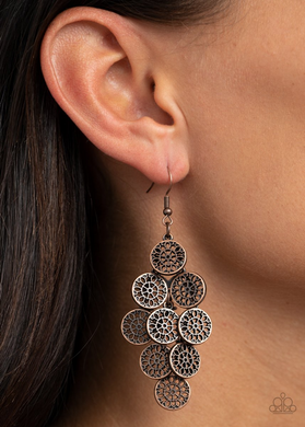 Blushing Blooms - Copper Earring - SC Bling Boutique