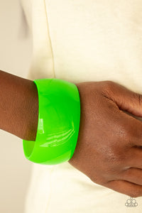 Fluent in Flamboyance Green Bracelet - SC Bling Boutique