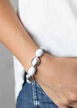 Load image into Gallery viewer, Decadently Dewy - White Bracelet - SC Bling Boutique