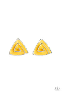 On Blast - Yellow Post Earring - SC Bling Boutique