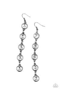 Trickle Down Twinkle Black Earring - SC Bling Boutique