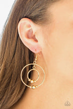 Load image into Gallery viewer, Center of Attraction Gold Earring - SC Bling Boutique