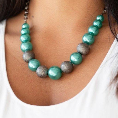 Color Me CEO Green Necklace - SC Bling Boutique