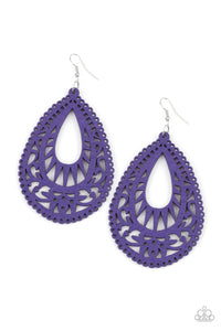 Zesty Zen Purple Earring - SC Bling Boutique