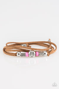 Find Your Way Bracelet- Pink - SC Bling Boutique