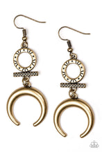 Laden Sie das Bild in den Galerie-Viewer, Majestically Moon Child - Brass Earring - SC Bling Boutique