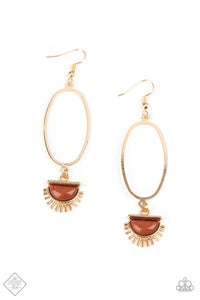 SOL Purpose Gold Earring - SC Bling Boutique