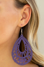 Cargar imagen en el visor de la galería, Zesty Zen Purple Earring - SC Bling Boutique