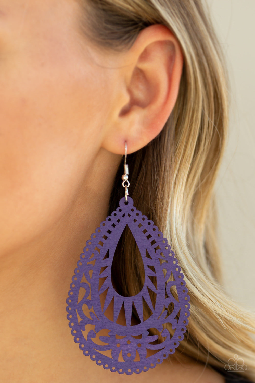 Zesty Zen Purple Earring - SC Bling Boutique