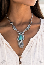 Cargar imagen en el visor de la galería, Ruler of the Roost Blue Necklace - SC Bling Boutique