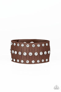 Now Taking The Stage Brown Urban Bracelet - SC Bling Boutique