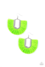 Cargar imagen en el visor de la galería, Tassel Tropicana Green Earring - SC Bling Boutique