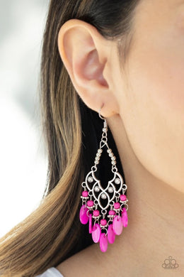 Shore Bait Pink Earring - SC Bling Boutique