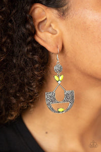 Modern Day Mecca - Yellow Earring - SC Bling Boutique