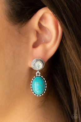 Western Oasis - Blue Post Earring - SC Bling Boutique