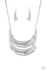 Read Between the VINES Silver Necklace - SC Bling Boutique