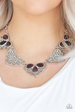 Laden Sie das Bild in den Galerie-Viewer, East Coast Essence Purple Necklace Paparazzi - SC Bling Boutique