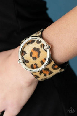 Asking FUR Trouble Brown Urban Bracelet - SC Bling Boutique