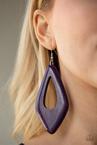 A Shore Bet Purple earrings - SC Bling Boutique