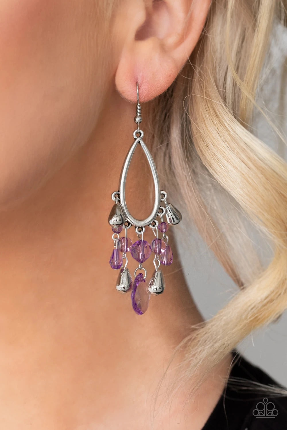 Summer Catch Purple Earring - SC Bling Boutique