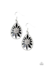 Load image into Gallery viewer, Floral Morals Black Earring - SC Bling Boutique