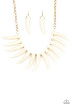 Laden Sie das Bild in den Galerie-Viewer, Tusk Tundra - White Necklace - SC Bling Boutique