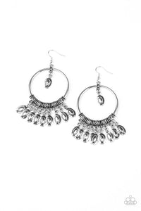 Metallic Harmony- Silver Earring - SC Bling Boutique