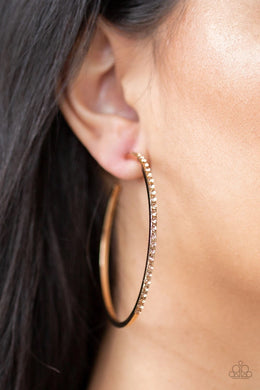 Trending Twinkle Gold Hoop Earring - SC Bling Boutique